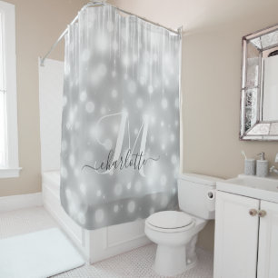 Elegant and Glitzy Grey/Grey Sparkle