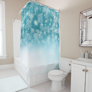 Elegant and Lovely Christmas Snowflakes   Curtain