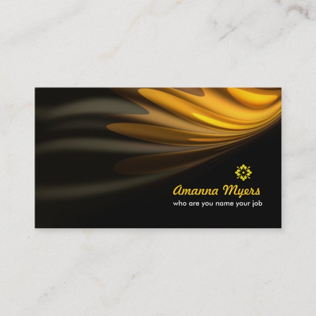 elegant and modern business card (Front)
