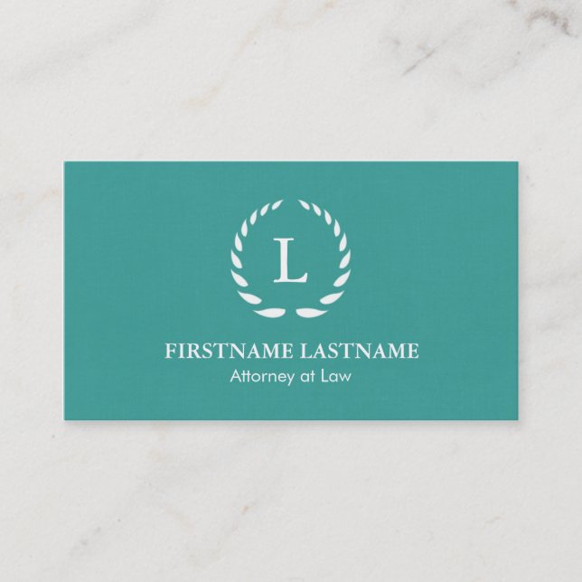 Elegant and Modern Lawyer Business Cards (Front)