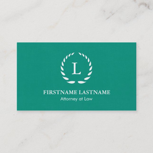 Elegant and Modern Lawyer Business Cards (Front)