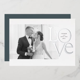 Elegant and Modern Love and Thanks Wedding Photo F