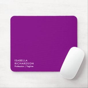 Elegant And Modern Purple Mouse Pad
