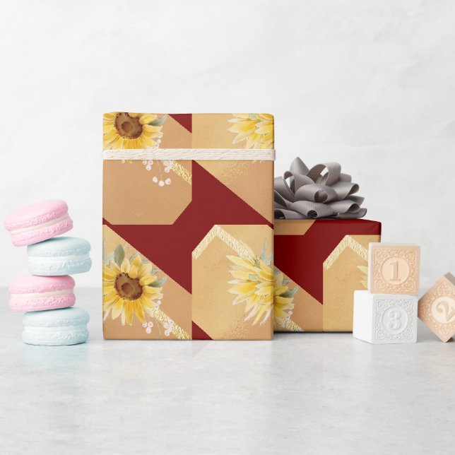 Elegant and refined design wrapping paper (Baby Shower)