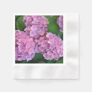 Elegant and Rustic Hortensia Hydrangea macrophylla Napkin