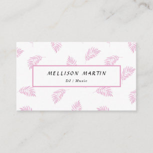 Elegant and Simple For Musicians Business Card