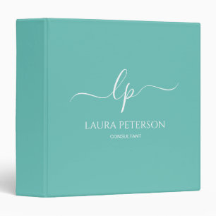 Elegant and simple handwritten script calligraphy binder