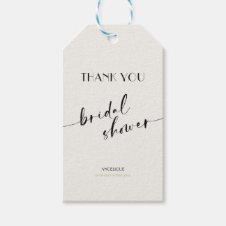 Elegant and Simple - Minimalist Bridal Shower Gift Tags