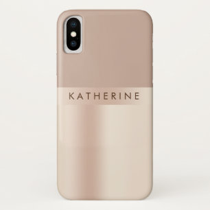 Elegant and stylish rose gold brown Case-Mate iPhone case