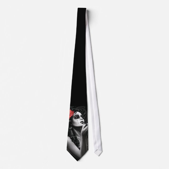 Elegant and Tasteful "Tattoo Art" Tie (Front)