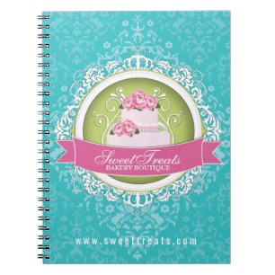 Elegant and Whimsical Cake Note Book