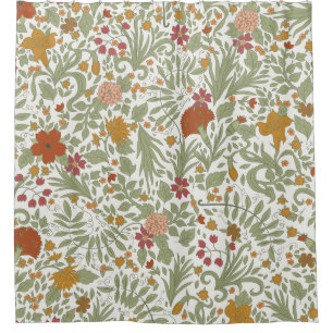Elegant and whimsical floral pattern.