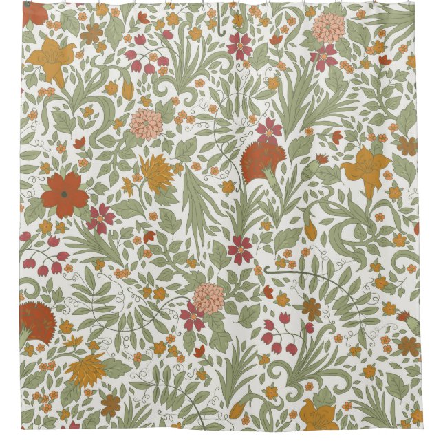 Elegant and whimsical floral pattern. (Front)