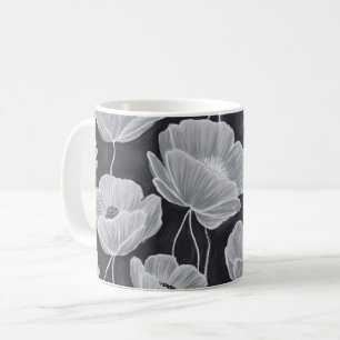 Elegant and Whimsical Poppies Coffee Mug