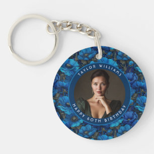 Elegant Anemones 18Th Birthday Present Keychain