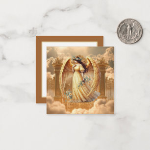 Elegant Angel add your message Flat Card