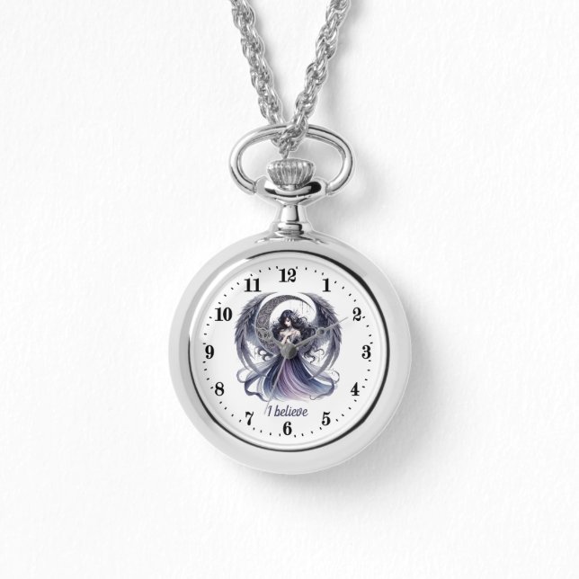 Elegant Angel lovers customizable Watch (Front)