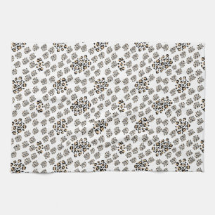 elegant animal print kitchen towel