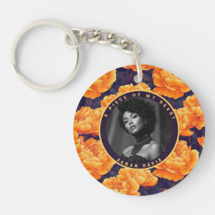 Elegant Anniversary Gifts Peony Flower Keychain