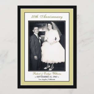 Elegant Anniversary Party Invitation (champagne)