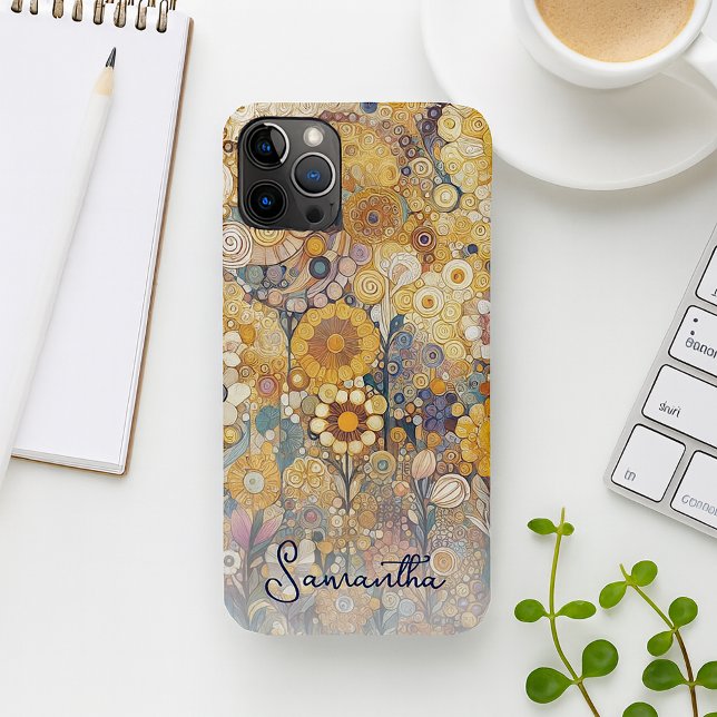 Elegant Antique Art Nouveau Style Floral Style Case-Mate iPhone Case (Creator Uploaded)