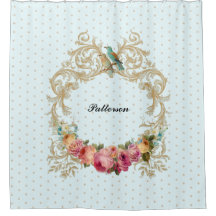 Elegant Antique French Style Shower Curtain