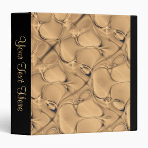 Elegant Antique Gold Alligator Personal Binder