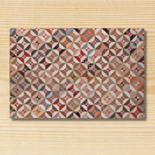 Elegant Antique Patchwork Quilt Pattern Doormat