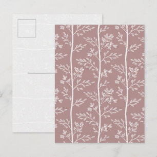 Elegant Antique Rose Floral Art Postcard