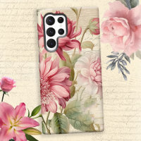 Elegant Antique Vintage French Floral Collage