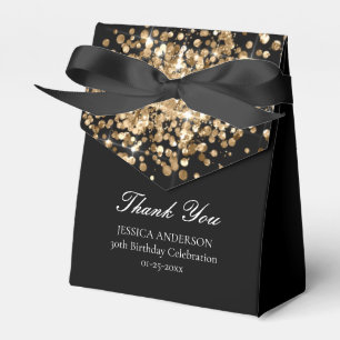 Elegant Any Age Adult Birthday Custom Favour Boxe Favor Box