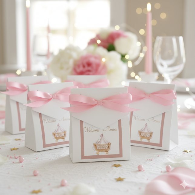 Elegant Aqiqah Welcome Favour Box (Creator Uploaded)