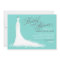 Elegant Aqua Blue Wedding Gown Bridal Shower