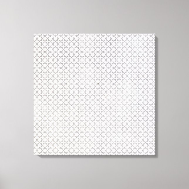 Elegant Arabesque Ornament Canvas Print (Front)