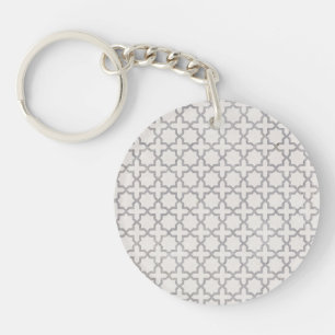 Elegant Arabesque Ornament Keychain