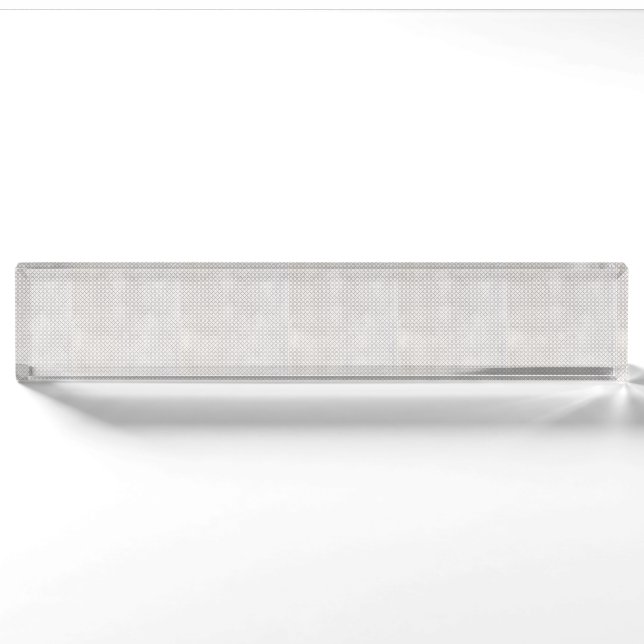 Elegant Arabesque Ornament Nameplate (Front)