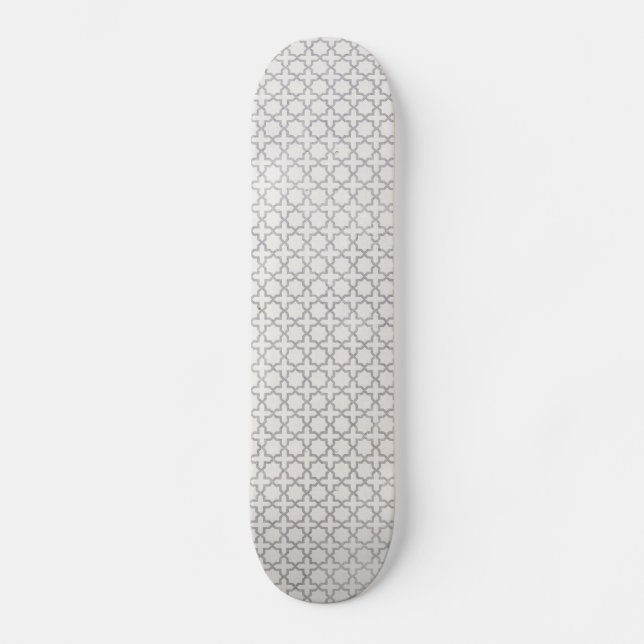 Elegant Arabesque Ornament Skateboard (Front)