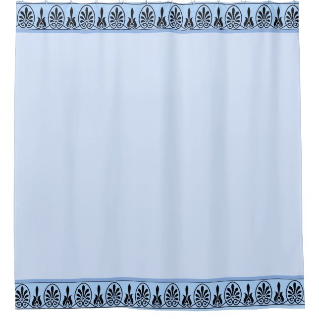 Elegant Arabesque Vector on Light Blue (Front)