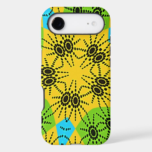 Élégant Araignée d'inspiration africaine Motif tra (Verso)