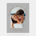 Elegant Arc Photo Or Frosted Mariage Bienvenue