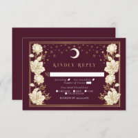 Elegant Arch Art Nouveau Wedding RSVP