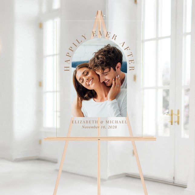 Elegant Arch Photo Gold Mariage Bienvenue (Créateur téléchargé)