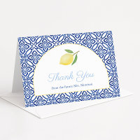 Elegant Arch Shape Amalfi Lemons Bridal Shower