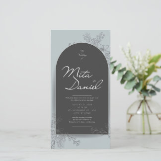 Elegant Arch Wedding Invitation
