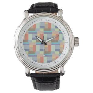Elegant Architecture Retro Geometric Pattern Watch