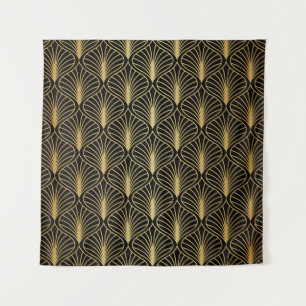 Elegant Art Deco Background. Seamless Abstract Pat Tapestry