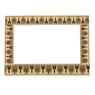 Elegant Art Deco, Black and Gold Magnetic Frame