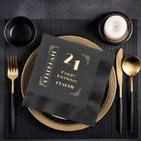 Elegant Art Deco Luxury 21st Birthday Party