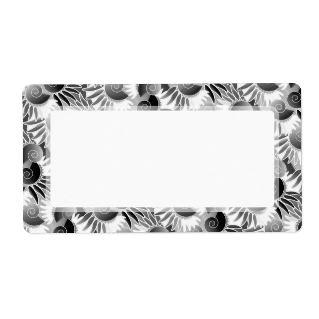 Elégant Art déco noir et blanc 1920 Glamor (Devant)