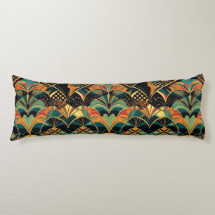 elegant art deco pattern  body pillow